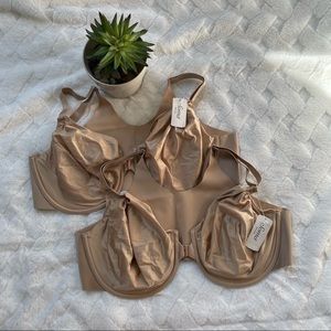 Lot of 2 Soma Vanishing 360 Unlined Front Close Bras size 42D